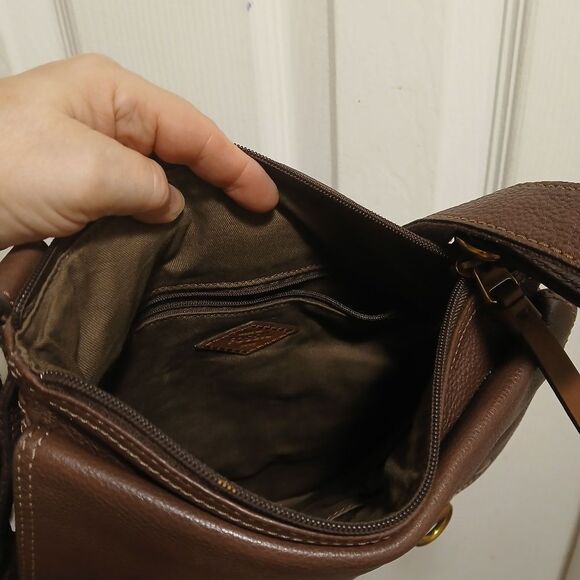 Fossil MORGAN Brown Leather Bag - Picture 6 of 7